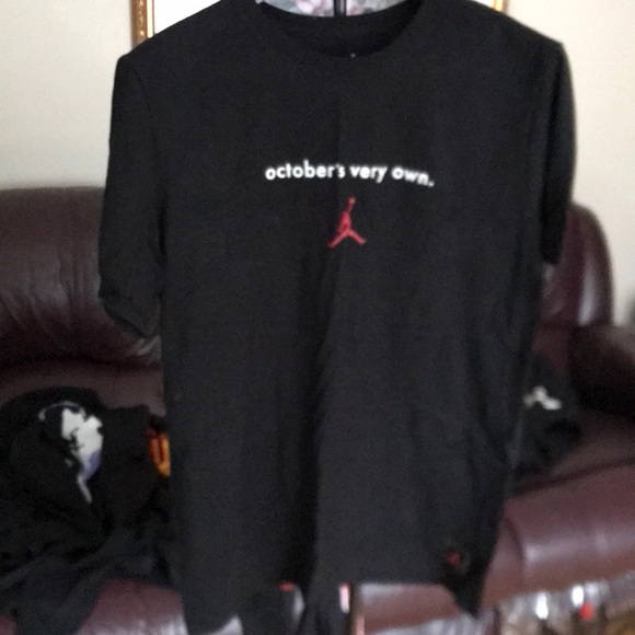 OVO /JORDAN BLACK T-SHIRT SIZE US WOMEN MEDIUM - Picture 1 of 4